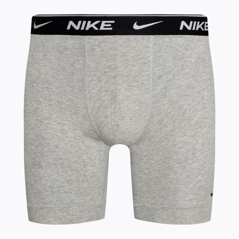 Boxer uomo Nike Everyday Cotton Stretch 3 paia pera/grigio cuoio/nero 3