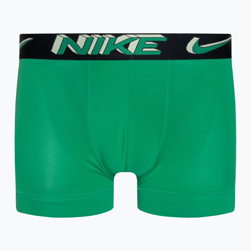 Nike Dri-Fit Essential Micro Trunk boxer da uomo 3 paia verde stadio/rosa/ nero 3d 7