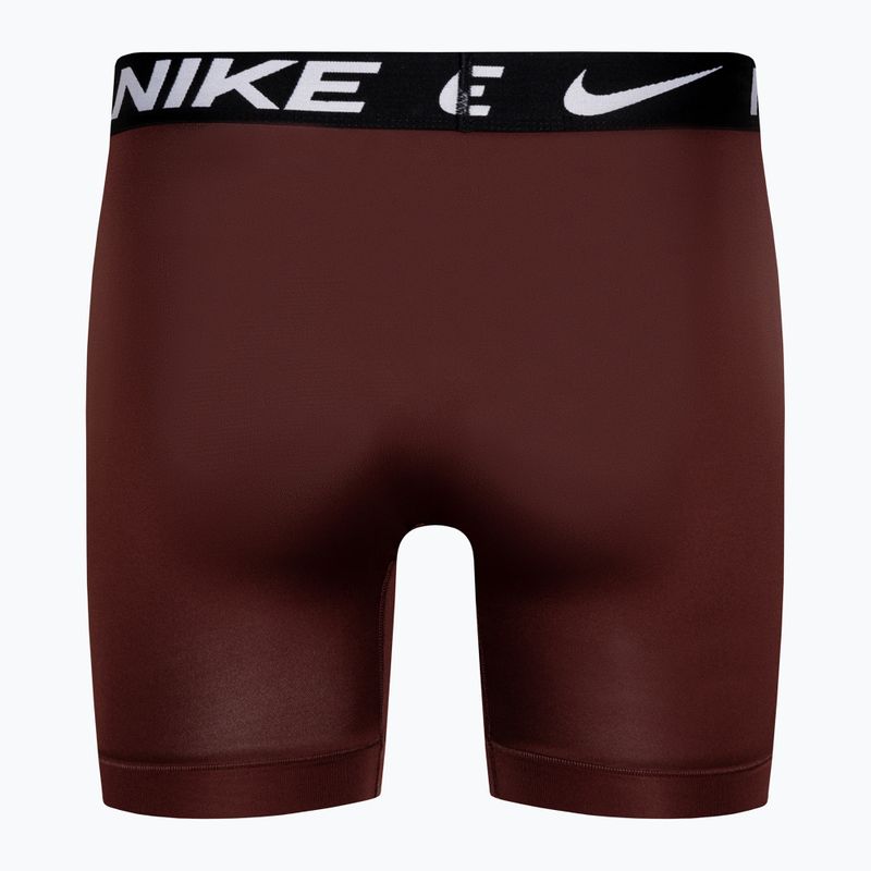 Nike Dri-Fit Essential Micro Boxer Uomo 3 paia grigio/blu/rosso scuro 3