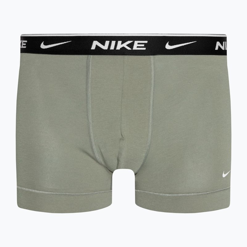 Boxer da uomo Nike Everyday Cotton Stretch Trunk 3 paia blu acquario stampa lg/grigio/rossouni 7