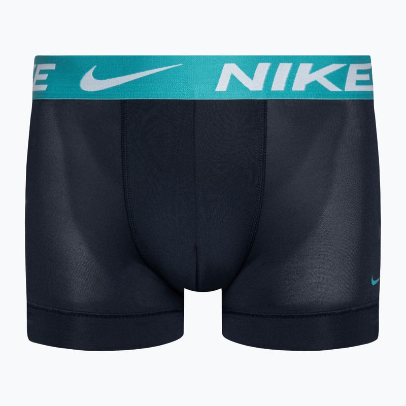 Uomo Nike Dri-Fit Essential Micro Trunk boxer 3 paia blu/navy/verde 2