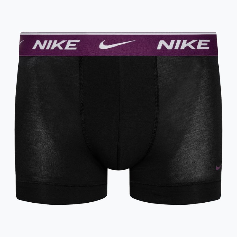 Uomo Nike Everyday Cotton Stretch Trunk boxer 3 paia turchese/viola/blu 2