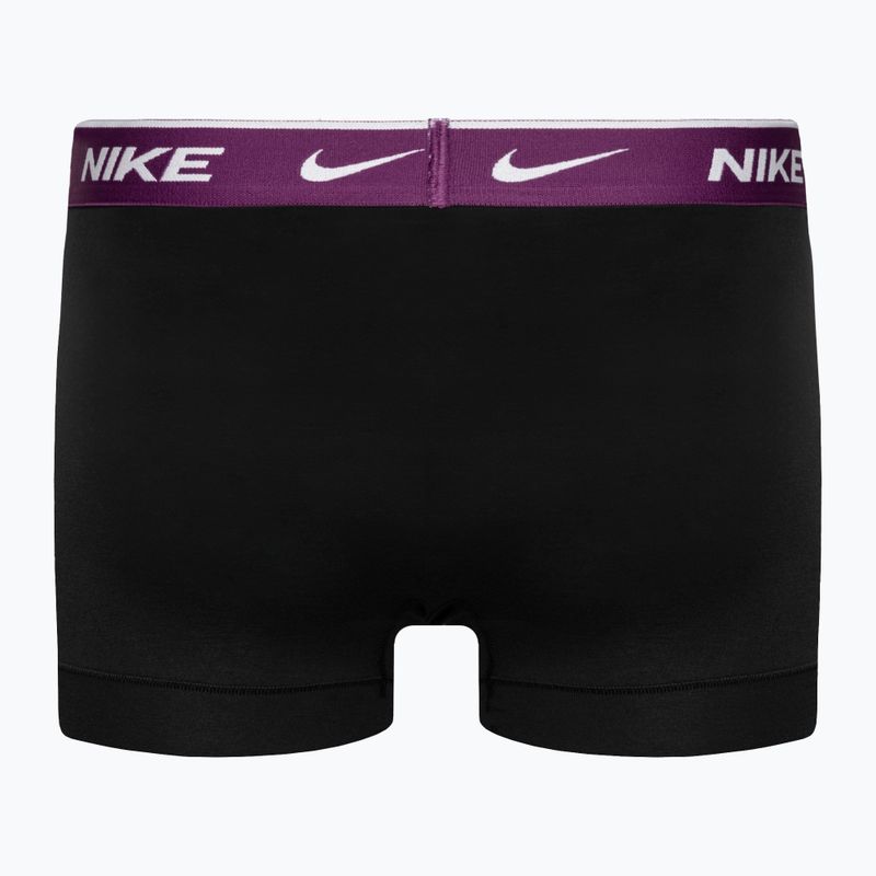 Uomo Nike Everyday Cotton Stretch Trunk boxer 3 paia turchese/viola/blu 5