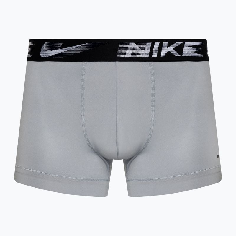 Nike Dri-Fit Essential Micro Trunk boxer da uomo 3 paia viola/grigio lupo/nero 3