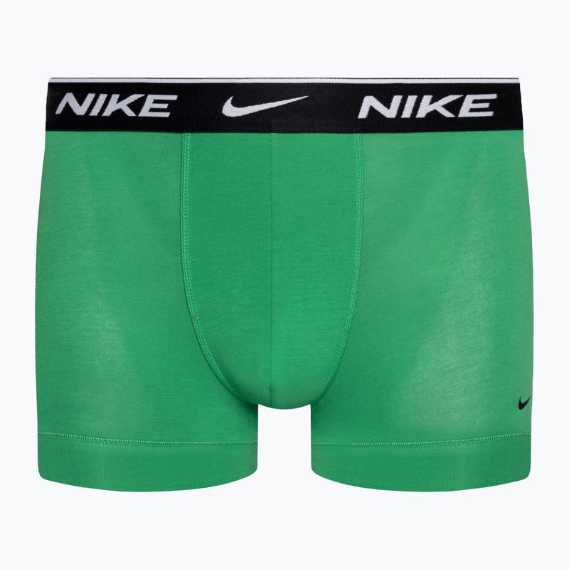 Uomo Nike Everyday Cotton Stretch Trunk boxer 3 paia verde/viola/blu 3