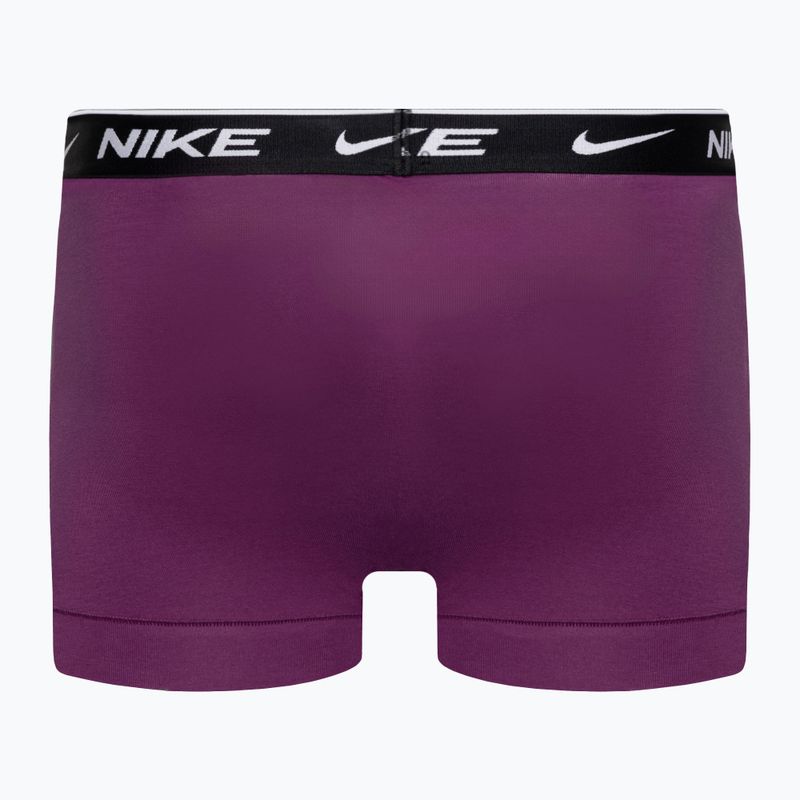 Uomo Nike Everyday Cotton Stretch Trunk boxer 3 paia verde/viola/blu 5