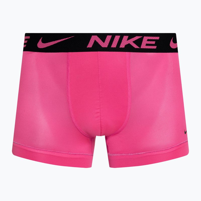 Boxer da uomo Nike Dri-FIT Cotton Trunk 3 paia rosso picante/fucsia laser/nero 4