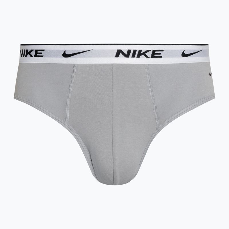 Uomo Nike Everyday Cotton Stretch Brief 3 paia blu stella/grigio lupo/nero bianco 3