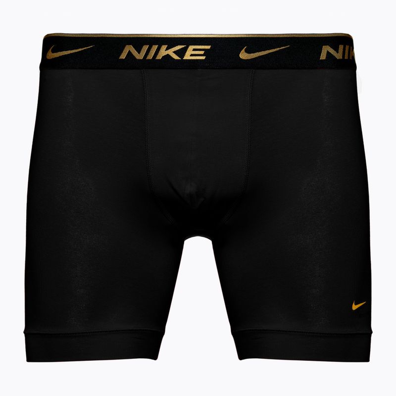 Uomo Nike Everyday Cotton Stretch boxer 3 paia nero argento/rosso oro/nero oro 3