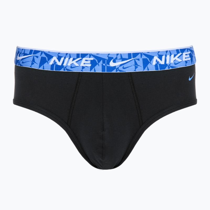 Uomo Nike Everyday Cotton Stretch Brief 3 paia nero/verde/nero 4