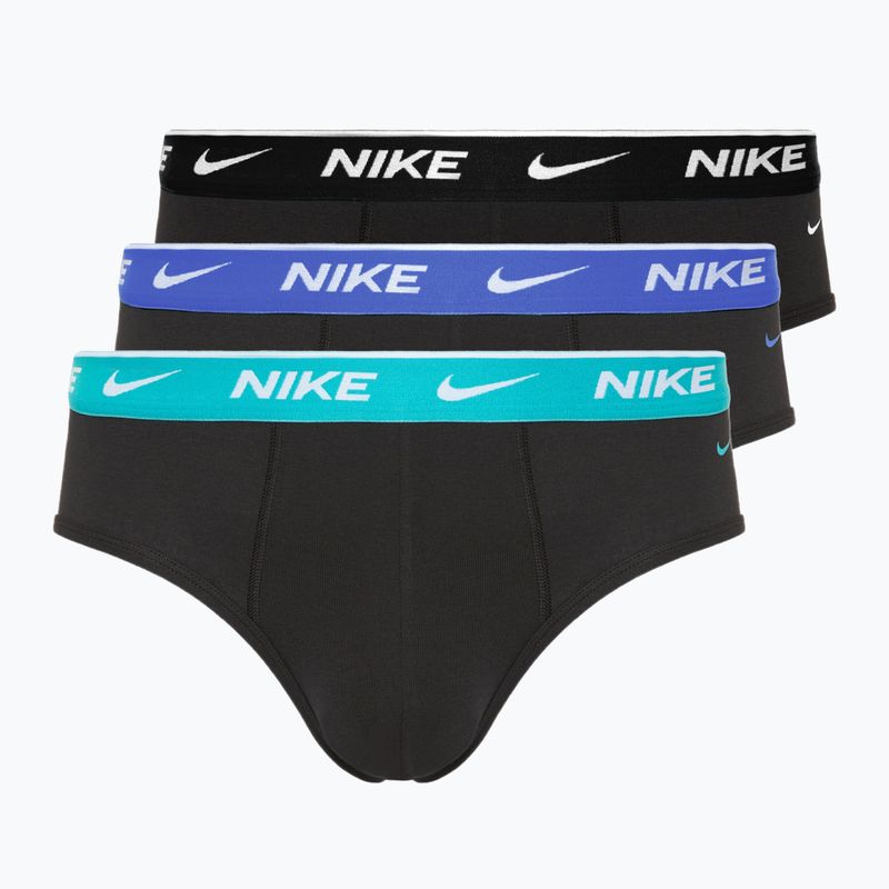 Uomo Nike Everyday Cotton Stretch Brief 3 paia nero dusty/ast/arry navy