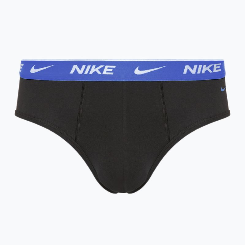 Uomo Nike Everyday Cotton Stretch Brief 3 paia nero dusty/ast/arry navy 4