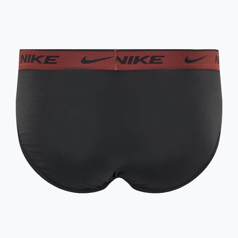 Uomo Nike Everyday Cotton Stretch Brief 3 paia cyber nero/grigio cuoio/pony scuro 3