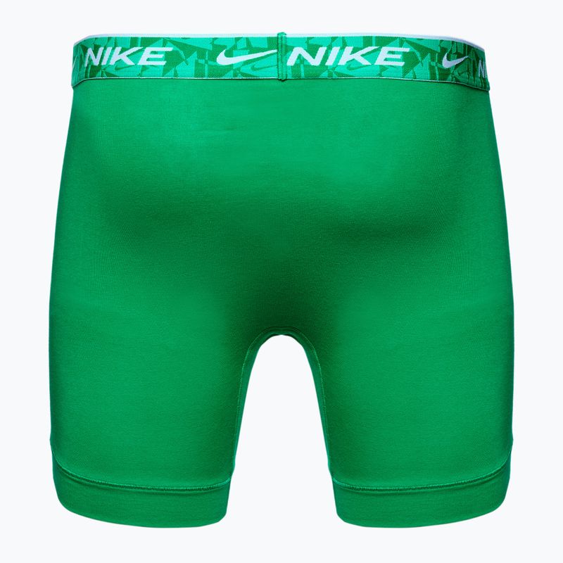 Boxer da uomo Nike Everyday Cotton Stretch 3 paia verde/nero 5