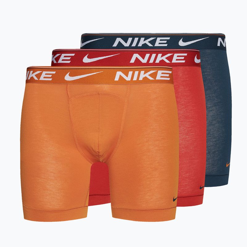 Nike Dri-FIT Ultra Comfort boxer da uomo 3 paia monarch/dragon red/armony navy