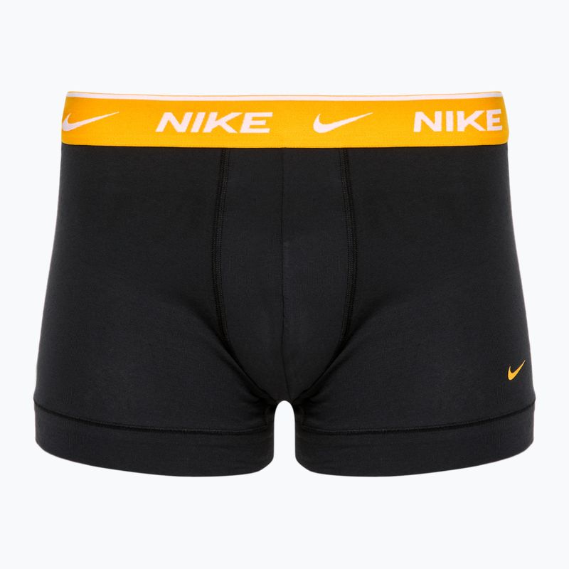 Boxer da uomo Nike Everyday Cotton Stretch Trunk 3 paia nero/oro/hyper crimson 2