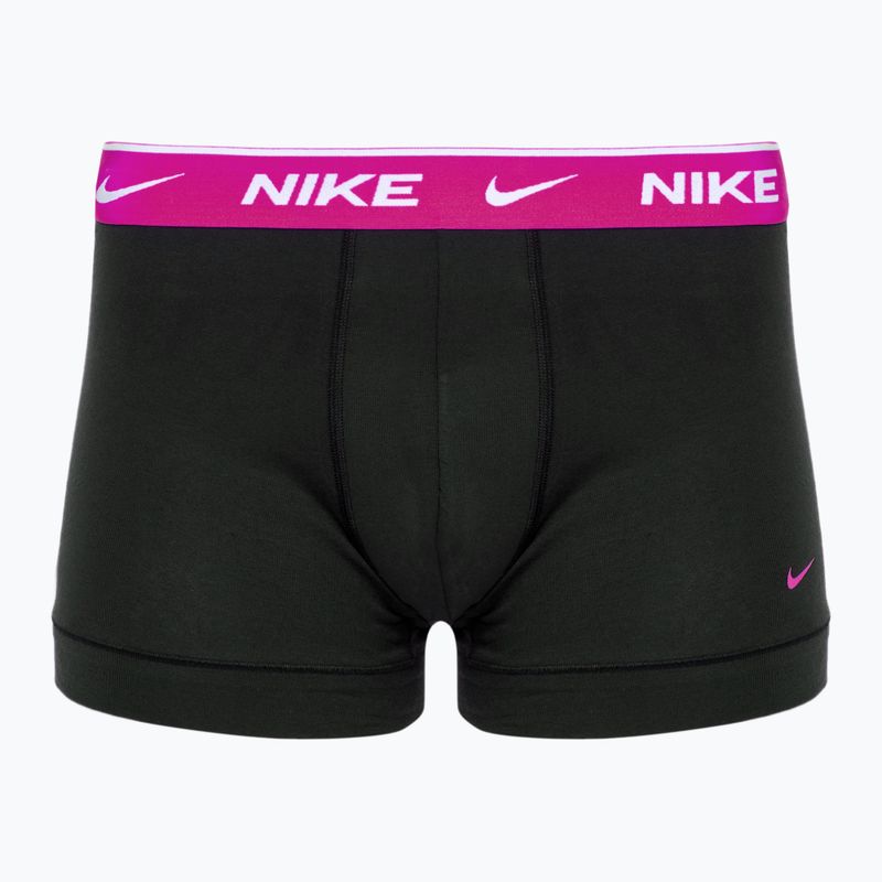 Boxer da uomo Nike Everyday Cotton Stretch Trunk 3 paia nero/oro/hyper crimson 3