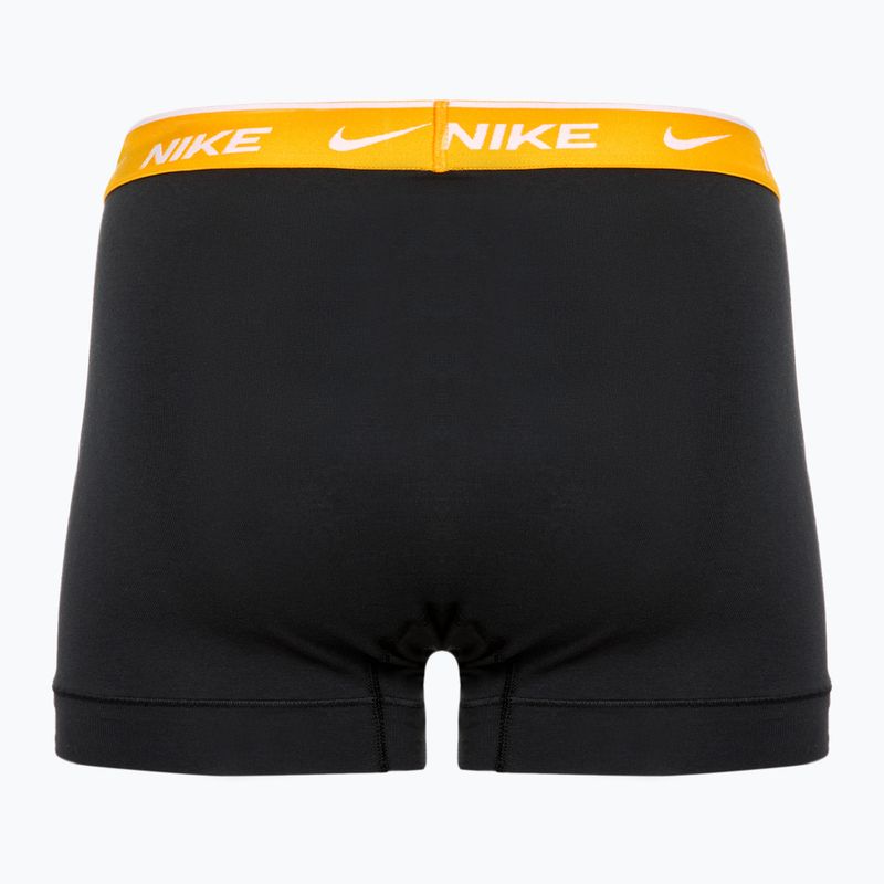 Boxer da uomo Nike Everyday Cotton Stretch Trunk 3 paia nero/oro/hyper crimson 5