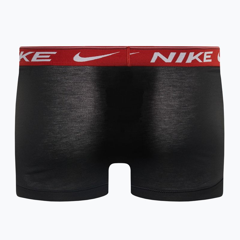 Boxer da uomo Nike Dri-FIT Ultra Comfort Trunk 3 paia nero luna/rosso drago/marino arancio 3