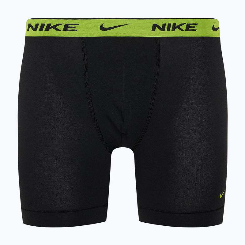 Boxer Nike Everyday Cotton Stretch da uomo 3 paia cyber nero/grigio cuoio/pony scuro 2