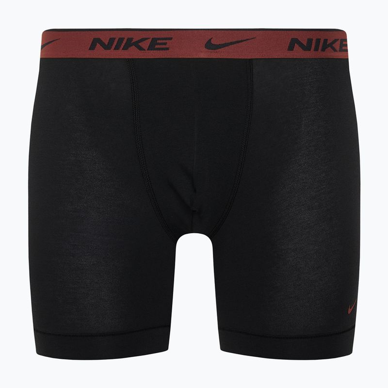 Boxer Nike Everyday Cotton Stretch da uomo 3 paia cyber nero/grigio cuoio/pony scuro 5