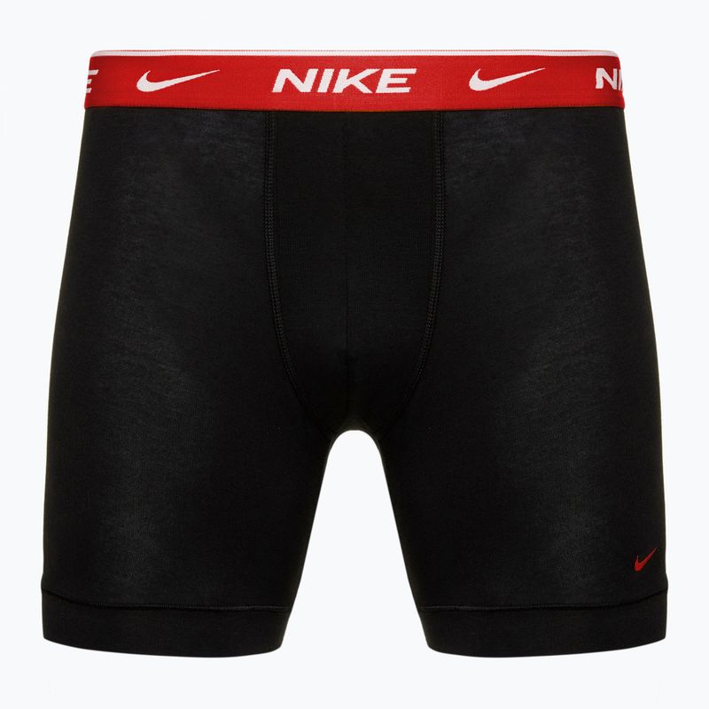 Uomo Nike Everyday Cotton Stretch boxer 3 paia nero team orange/rosso/nero 2