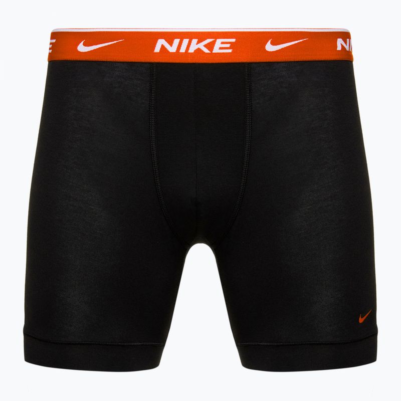 Uomo Nike Everyday Cotton Stretch boxer 3 paia nero team orange/rosso/nero 3