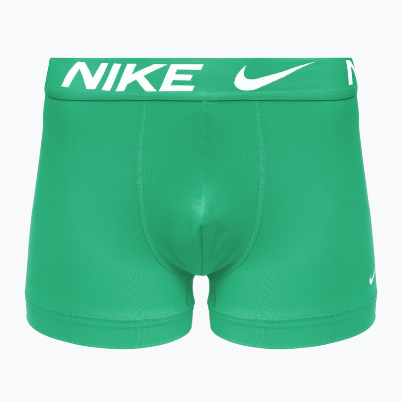 Nike Dri-Fit Essential boxer da uomo 3 paia verde/iper crimson/burgundy crush 2