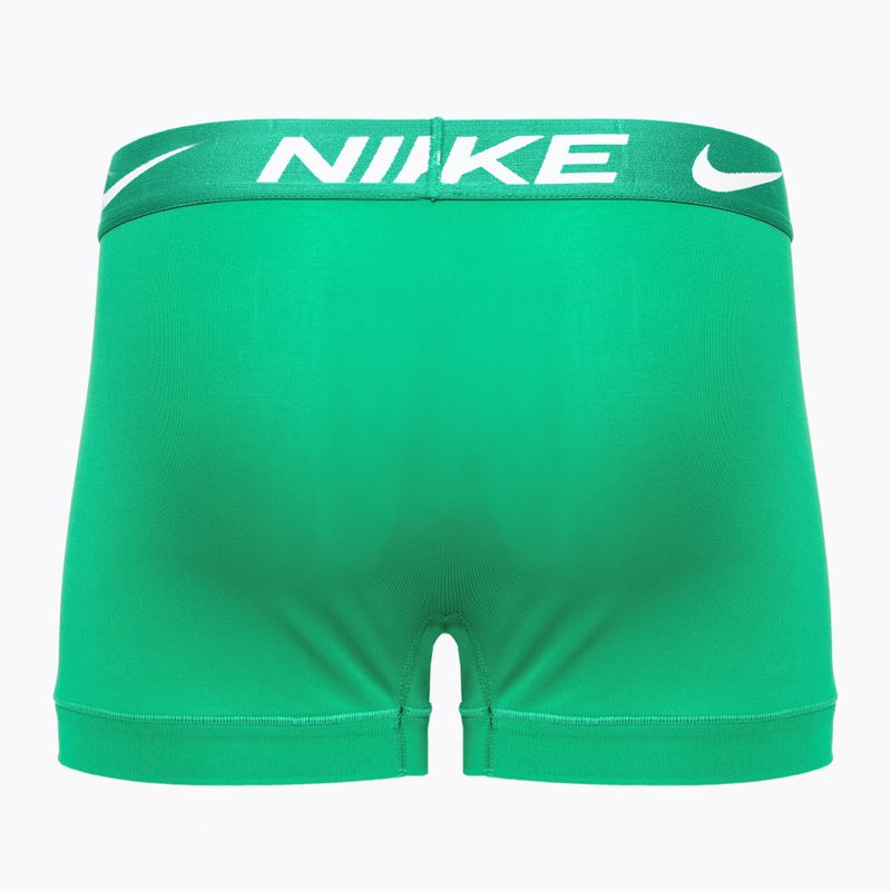 Nike Dri-Fit Essential boxer da uomo 3 paia verde/iper crimson/burgundy crush 5