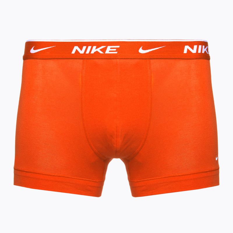 Boxer uomo Nike Everyday Cotton Stretch Trunk 3 paia team orange/uni red/black 2