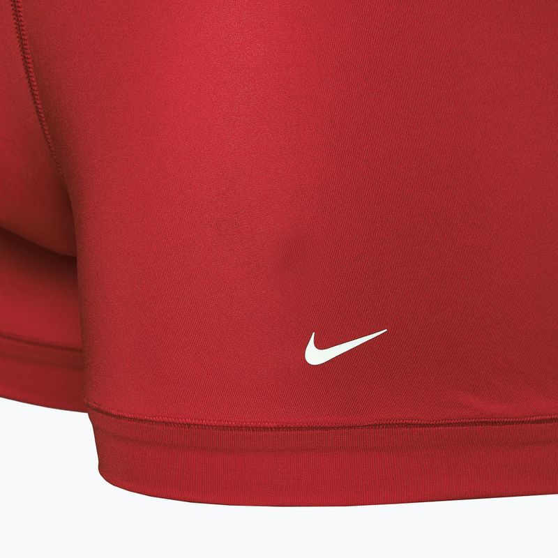 Nike Dri-Fit Essential boxer uomo 3 paia stampa swoosh life/uni rosso/nero 7