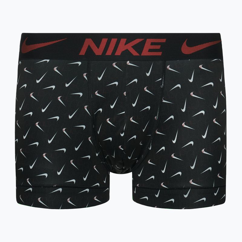 Nike Dri-Fit Essential boxer uomo 3 paia stampa swoosh life/uni rosso/nero 8