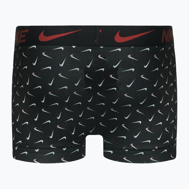 Nike Dri-Fit Essential boxer uomo 3 paia stampa swoosh life/uni rosso/nero 9