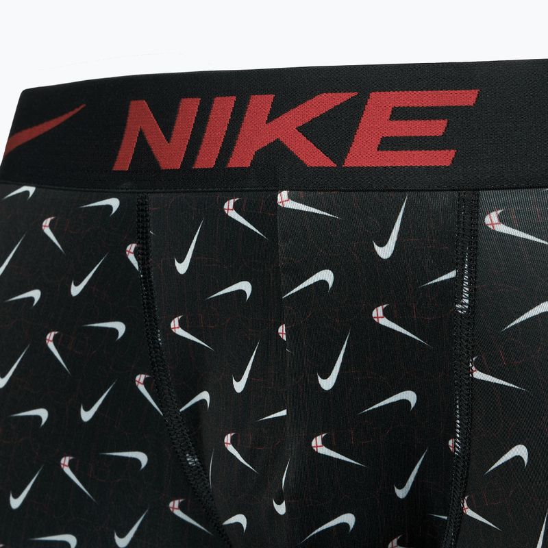 Nike Dri-Fit Essential boxer uomo 3 paia stampa swoosh life/uni rosso/nero 10