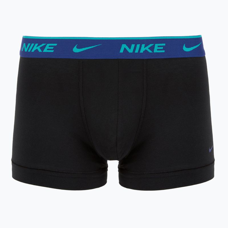 Boxer da uomo Nike Everyday Cotton Stretch Trunk 3 paia multicolore 2