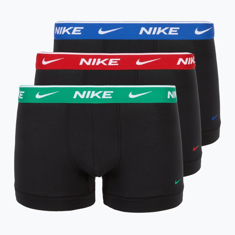 Boxer da uomo Nike Everyday Cotton Stretch Trunk 3 paia multicolore