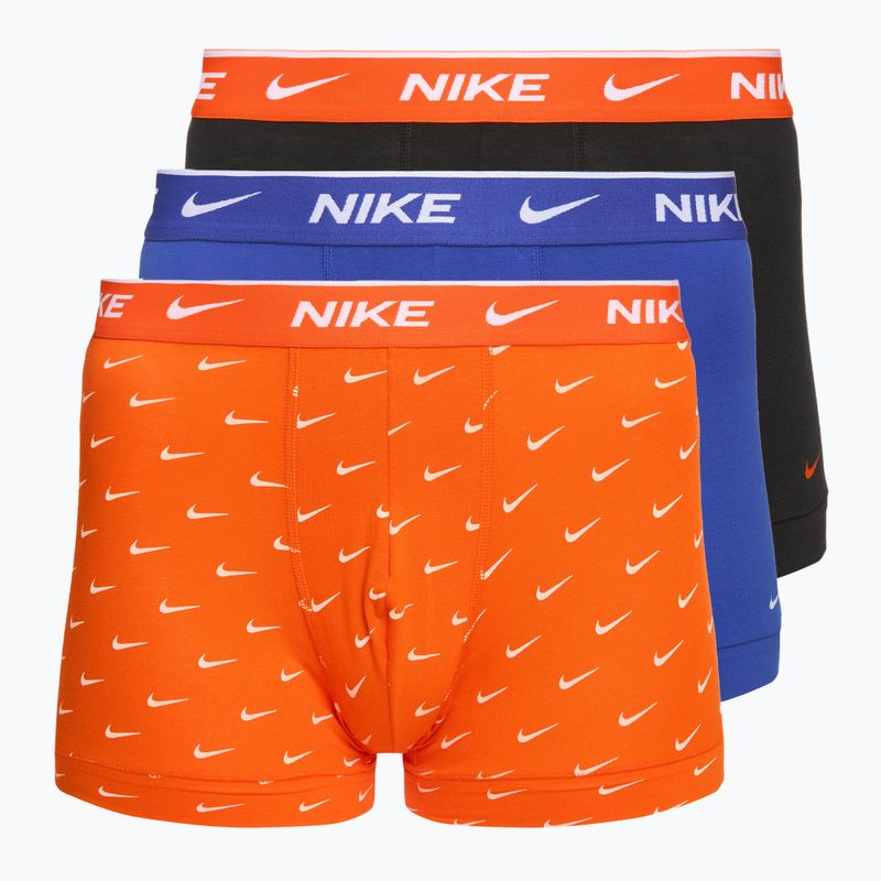 Boxer da uomo Nike Everyday Cotton Stretch Trunk 3 paia multicolore