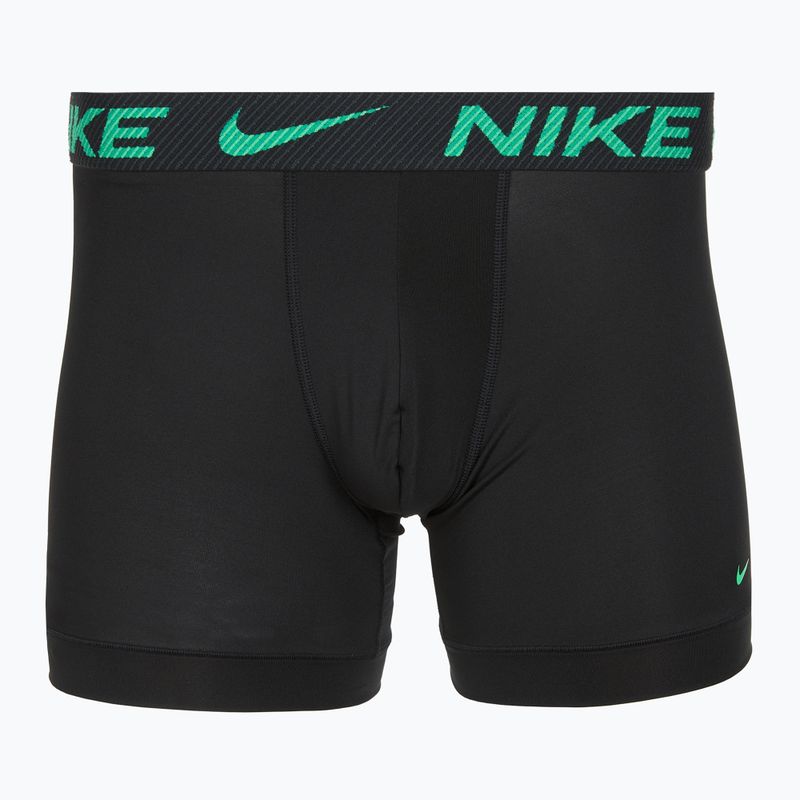 Uomo Nike Dri-Fit Essential Micro Boxer Brief 3 paia green shock/wild violet/nero txtd wb 4
