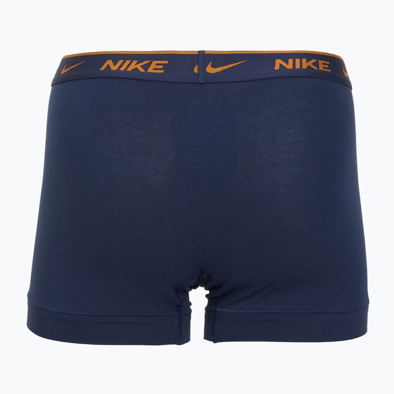 Uomo Nike Everyday Cotton Stretch Trunk boxer 3 paia light crimson/midnight navy/nero 5