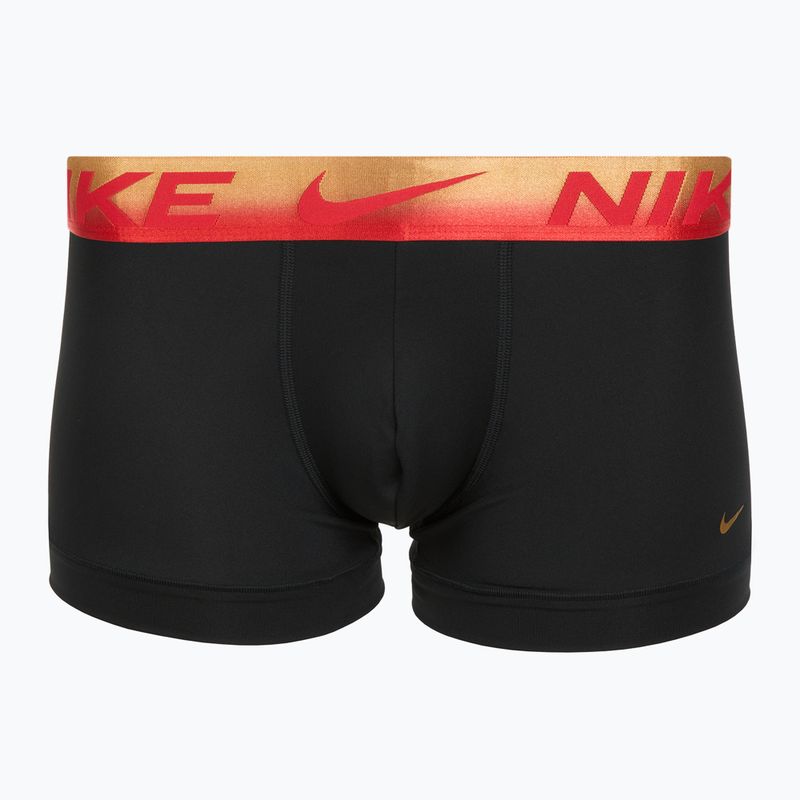Nike Dri-Fit Essential Micro Trunk boxer uomo 3 paia blk/uni red/blk/uni red metallic gradient wb 2