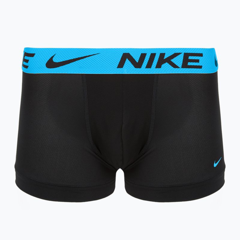 Nike Dri-FIT Cotton Trunk boxer uomo 3 paia nero mint foam/blu hero/bright ceramic wb 5