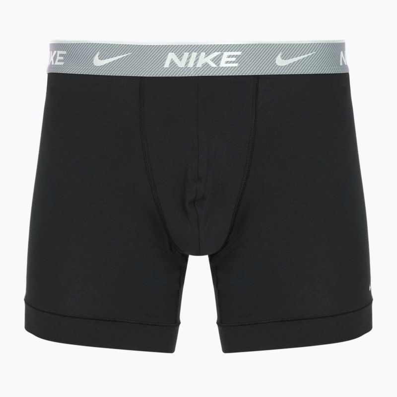 Uomo Nike Everyday Cotton Stretch boxer 3 paia bi/grigio ferro/grigio chiaro texture lucida wb 2