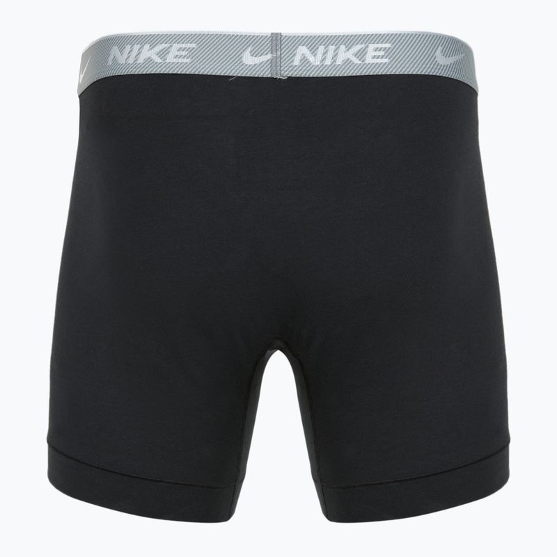 Uomo Nike Everyday Cotton Stretch boxer 3 paia bi/grigio ferro/grigio chiaro texture lucida wb 3