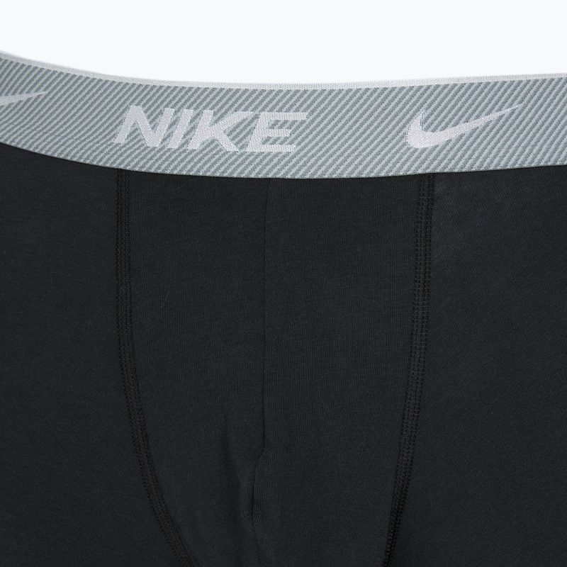 Uomo Nike Everyday Cotton Stretch boxer 3 paia bi/grigio ferro/grigio chiaro texture lucida wb 4