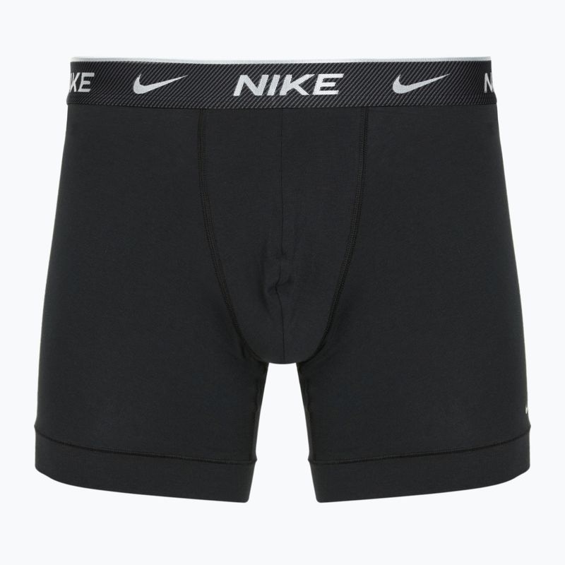 Uomo Nike Everyday Cotton Stretch boxer 3 paia bi/grigio ferro/grigio chiaro texture lucida wb 5