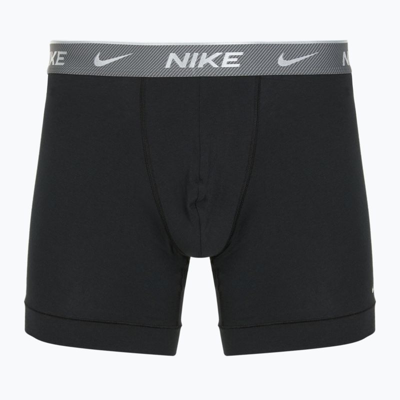 Uomo Nike Everyday Cotton Stretch boxer 3 paia bi/grigio ferro/grigio chiaro texture lucida wb 6