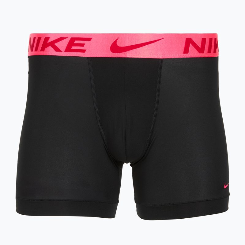 Uomo Nike Dri-Fit Essential Micro Boxer Brief 3 paia nero iper rosa/uni rosso/nero high shine wb 2