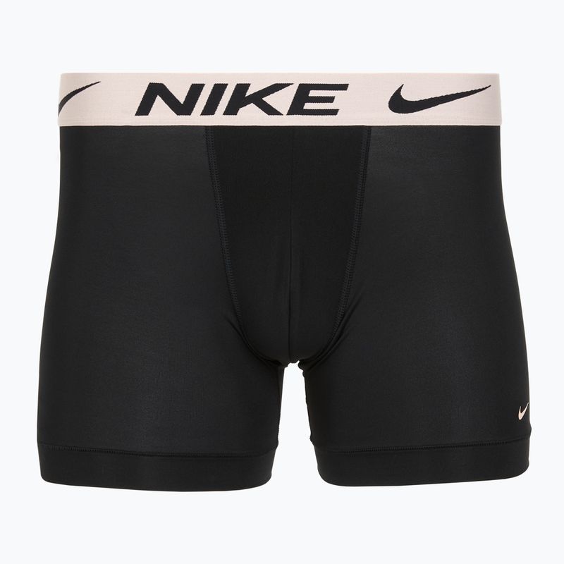Uomo Nike Dri-Fit Essential Micro Boxer Brief 3 paia blk washed coral/olive aura/abrtract blue edge wb 2