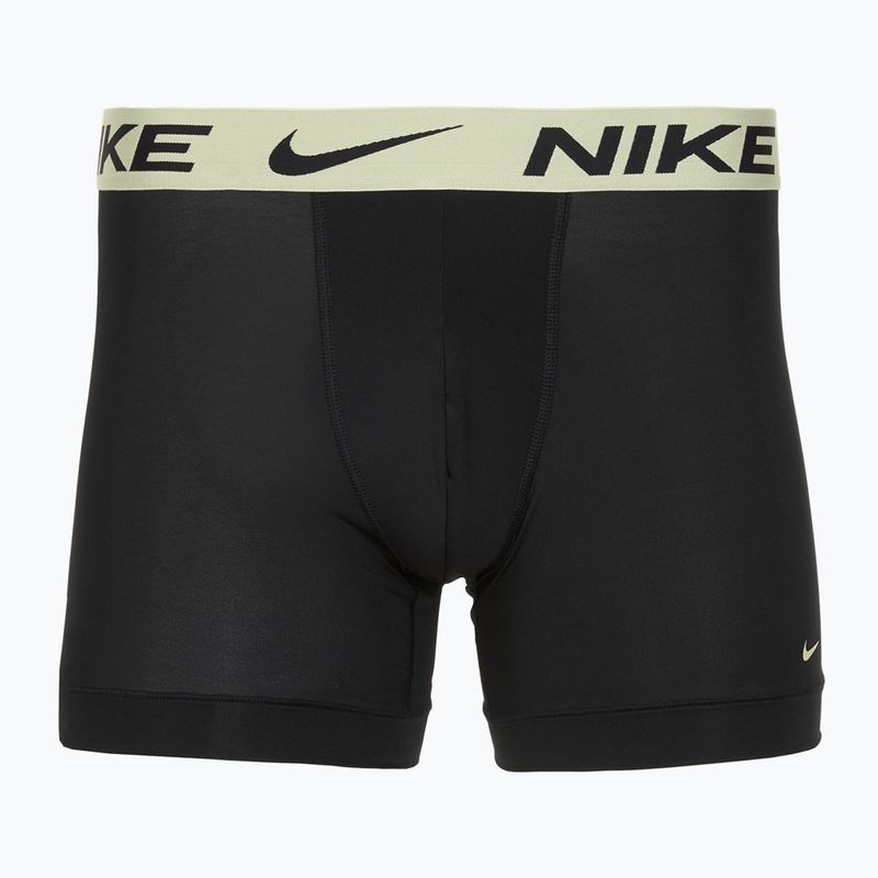 Uomo Nike Dri-Fit Essential Micro Boxer Brief 3 paia blk washed coral/olive aura/abrtract blue edge wb 3