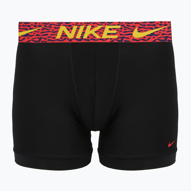 Boxer da uomo Nike Dri-Fit Essential Micro 3 pairs blklightcrimson/ brightcitron/evergreenaur 3